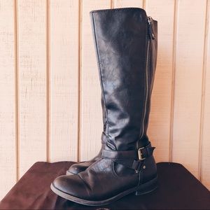 Dark Oak Riding Boots